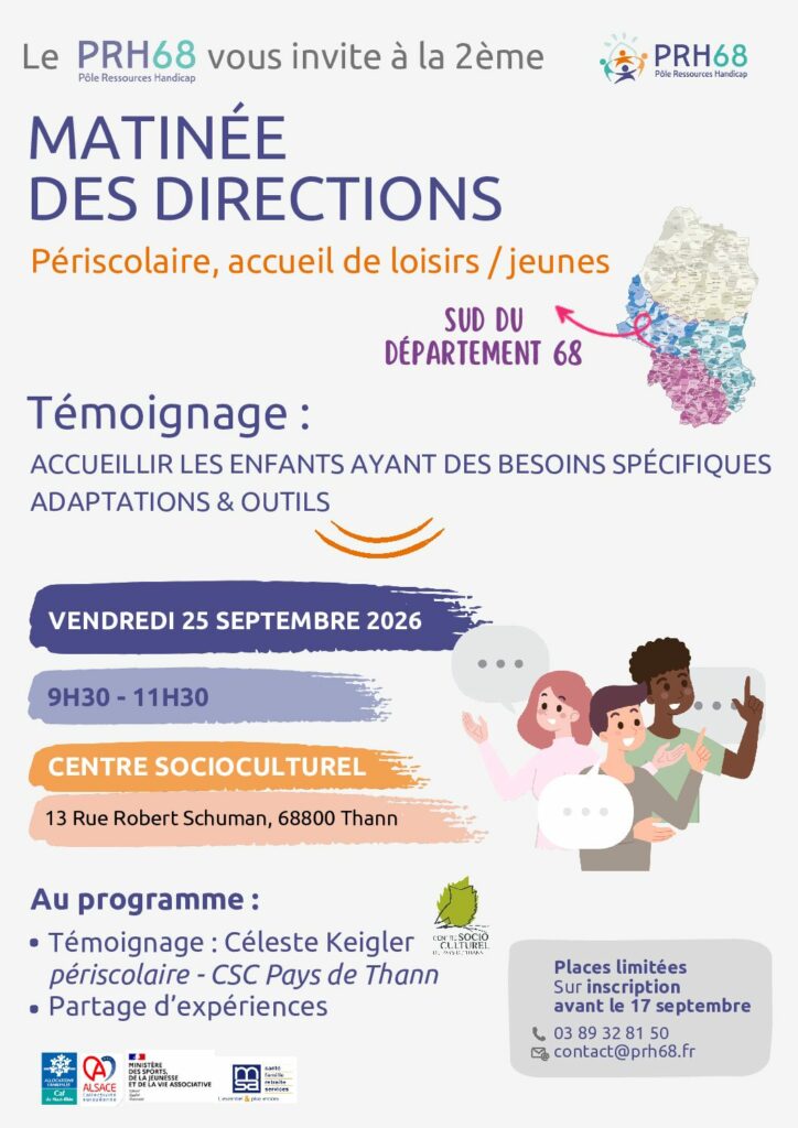 Flyer – Matinée des directions - Périscolaire, accueil de loisirs, accueil jeunes