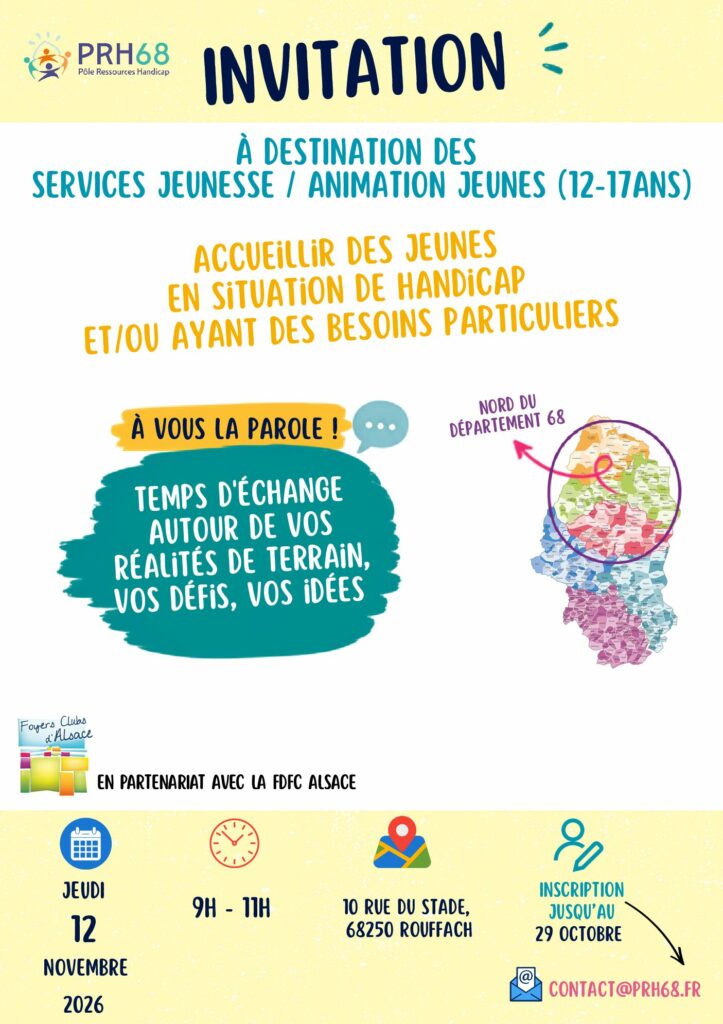 Flyer – Matinée d’échange à destination des services jeunes (12–17 ans)