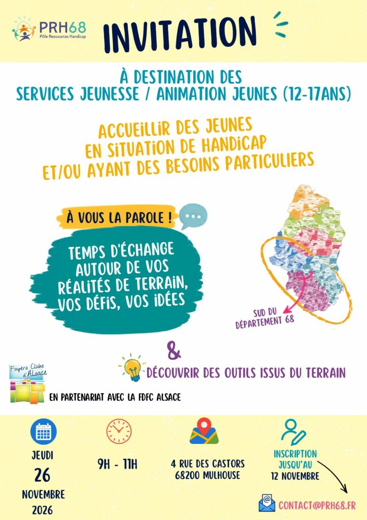 Flyer – Matinée d’échange à destination des services jeunes (12–17 ans)